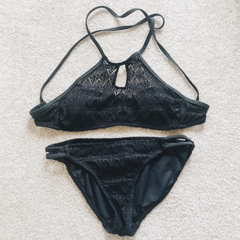 Black Halter Bikini